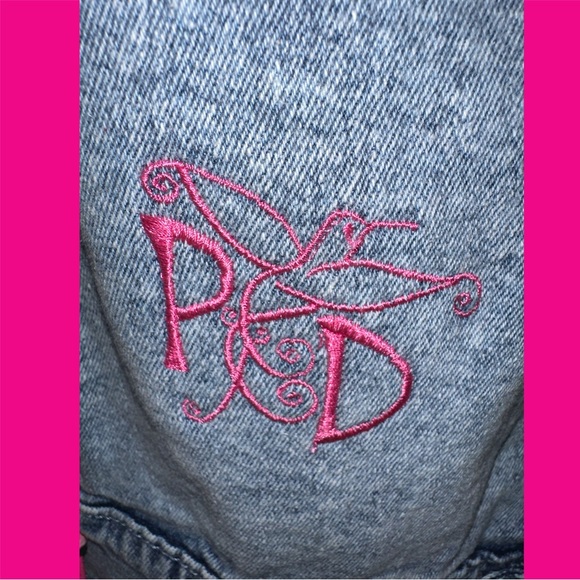 Must Love Cats Embroidered Denim Vest - Picture 5 of 10